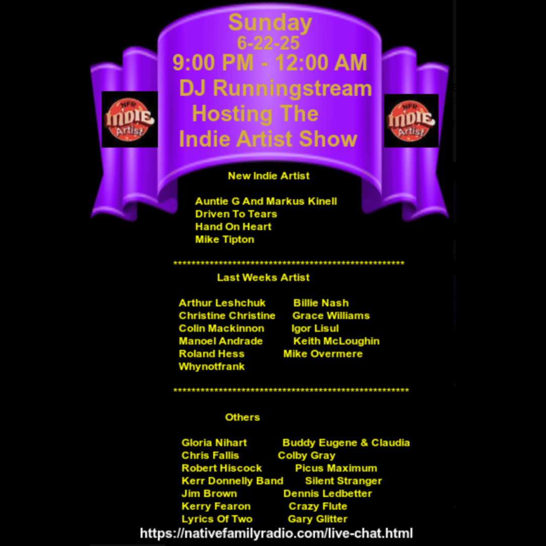 Lyrics Of Two On The Indie Artist Show Hosted By DJ Runningstream!