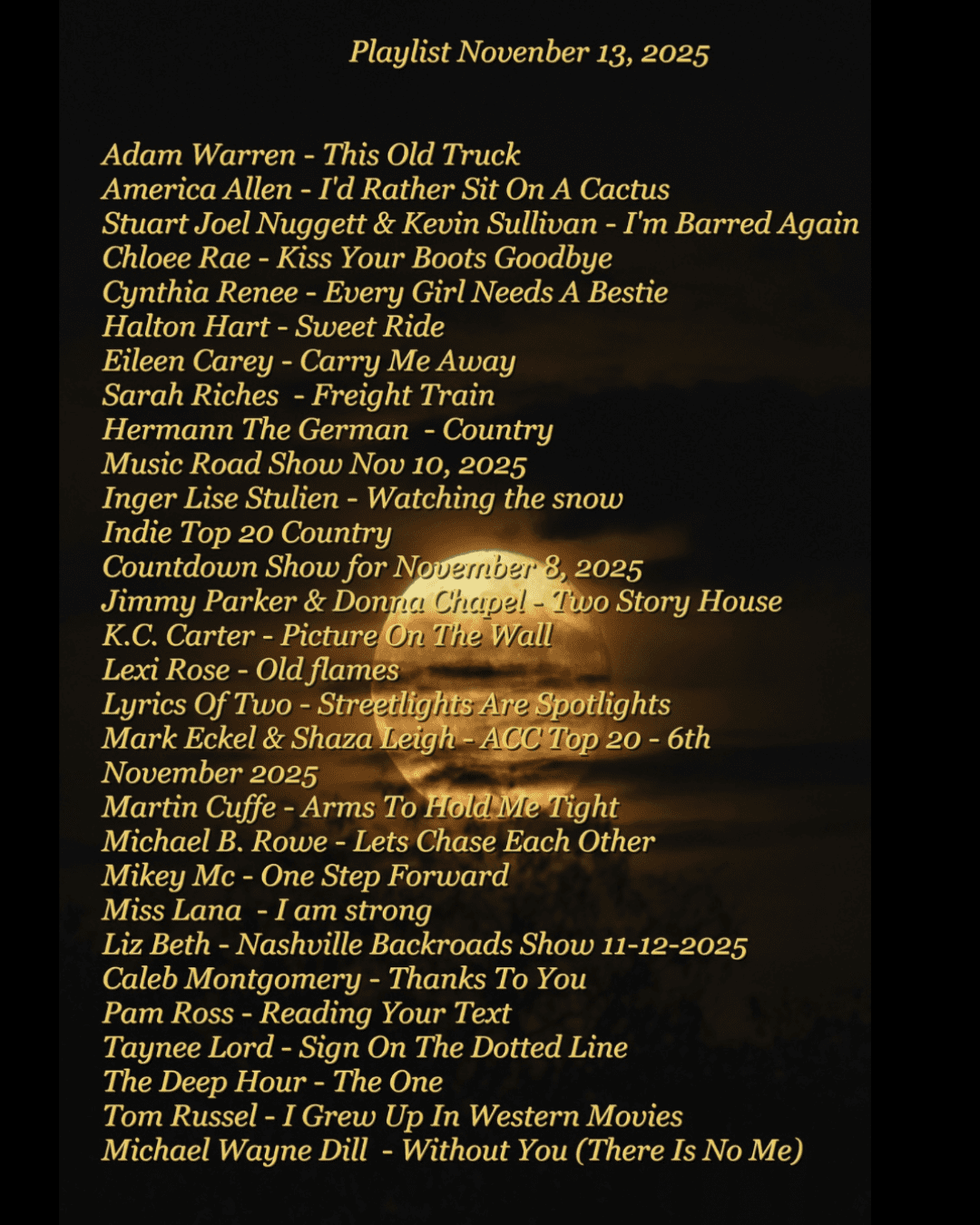 Streetlights Are Spotlights On Nashville TN Country Radio