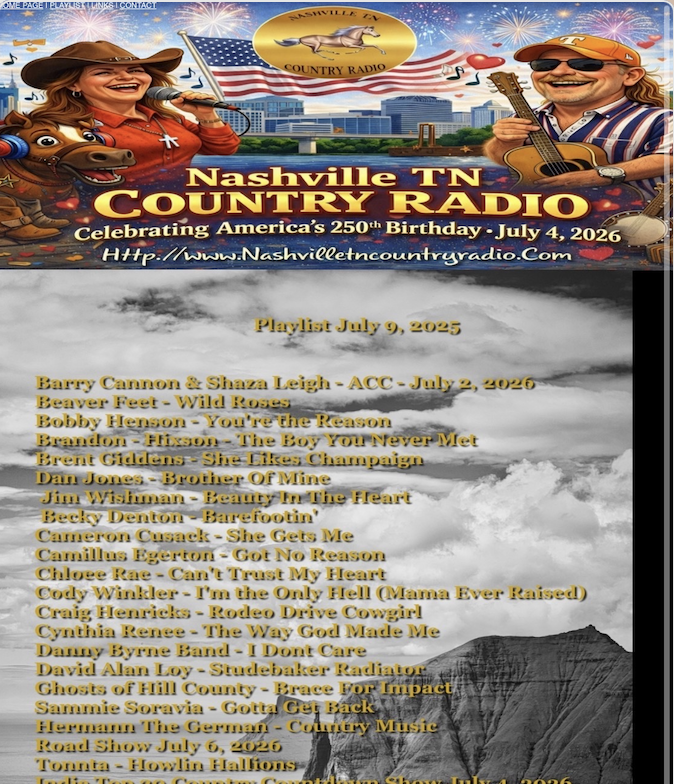 Shut It Down by Lyrics Of Two Featured on Nashville, TN Country Radio!